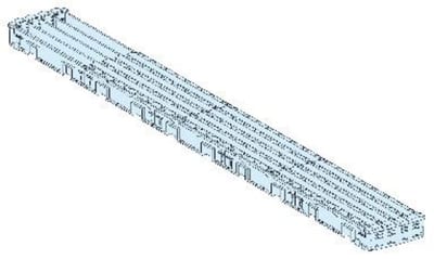 Busbar Linergy BW 125A 4P L750 G/P