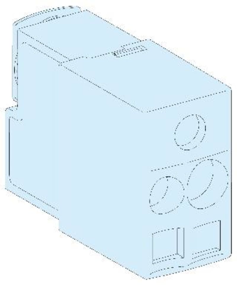 Schneider Electric Tap-off terminal, Linergy BW, spring terminals 1 x 6mm² + 1 x 10mm², IPXXB, set of 12 LVS04151