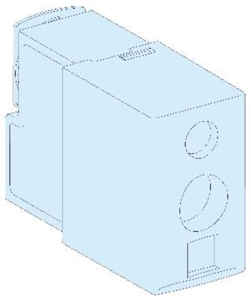 Schneider Electric Tap-off terminal, Linergy BW, spring terminals 1 x 16mm², IPXXB, set of 12 LVS04152
