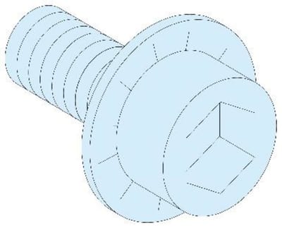 SCREWS-20 pcs-LINERGY BW(Powerclip)-M6