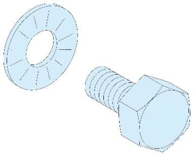 SCREWS-40 pcs-M6X16MM for 5mm Rail G/P