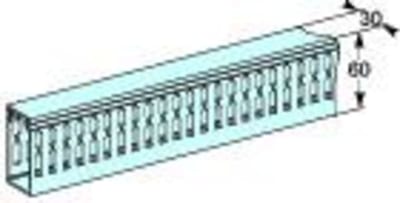 Cable Ducts 60 × 30 mm, L 450 mm, 4 pcs, PrismaSeT G/P