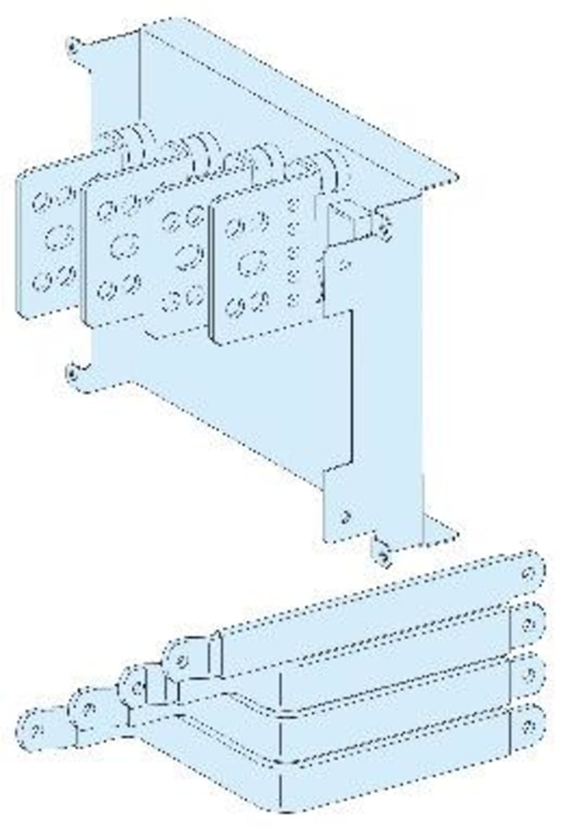 Schneider Electric Connection transfer assembly, PrismaSeT P, NSX630, 4P, horizontal fixed, with toggle, in duct LVS04456