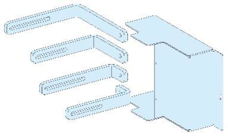 Prefab. Connection Hor.plug-in NSX630/LGY 4P (LVS04462)
