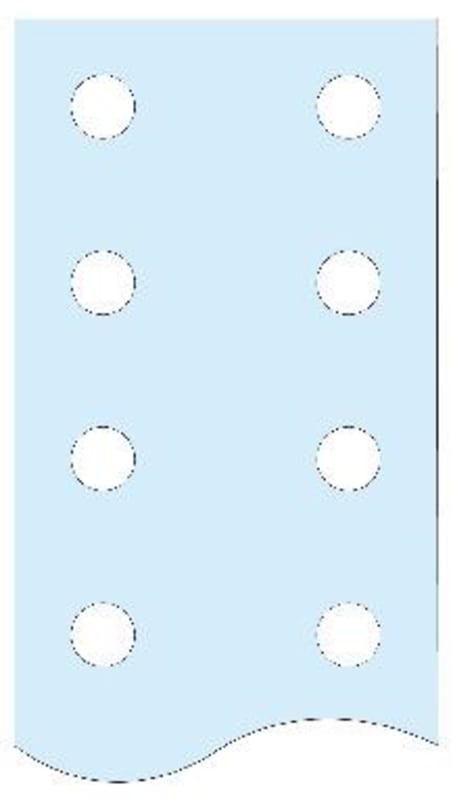 Perforated Earth Busbar LinergyTB 50X5MM L1675 (LVS04515)