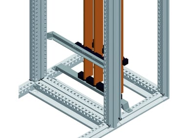 Perforated flat rail-LGY BS-Vertical 80X10MM