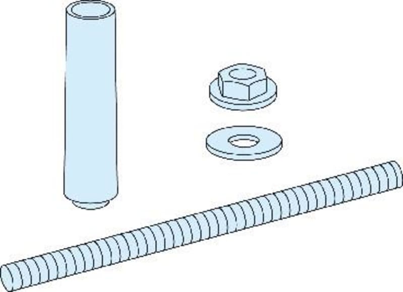 AVSTANDSTYKKER-12 PCS-150MM-LGYE 4000A (LVS04646)