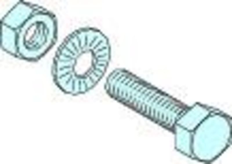 Bolt/nut/WASHER-20 pcs M8X20 for Rails (LVS04782)
