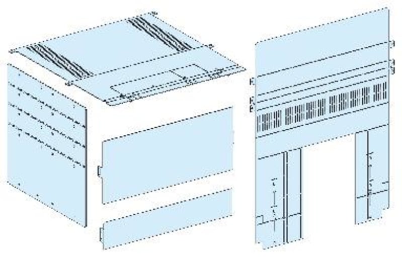 Schneider Electric Rear Horiz. Connection Cover NS-MTZ1/NT PrismaSet P LVS04854