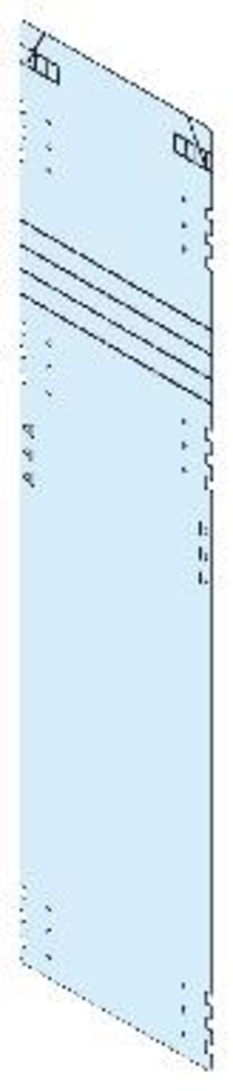 Schneider Electric PrismaSeT inter-cubicle partition, vertical, D=400 full frame (LVS04911)