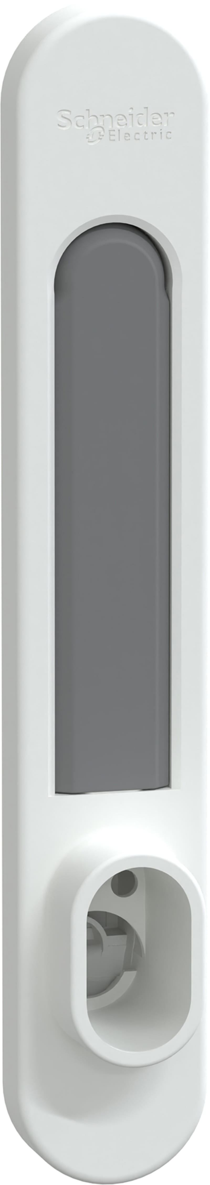 Schneider Electric Handle, PrismaSeT P & G, ASSA/ABLOY handle, RAL 9003, Supplied without barrel LVS07933