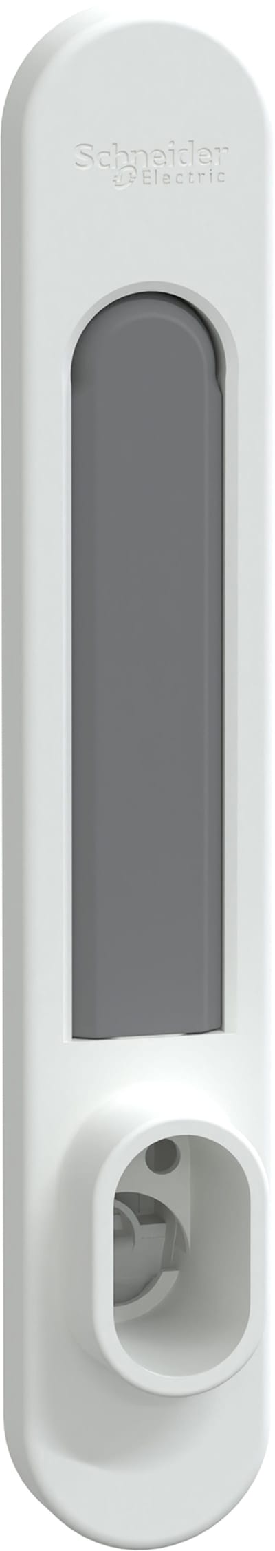 Schneider Electric Handle, PrismaSeT P & G, ASSA/ABLOY handle, RAL 9003, Supplied without barrel LVS07933