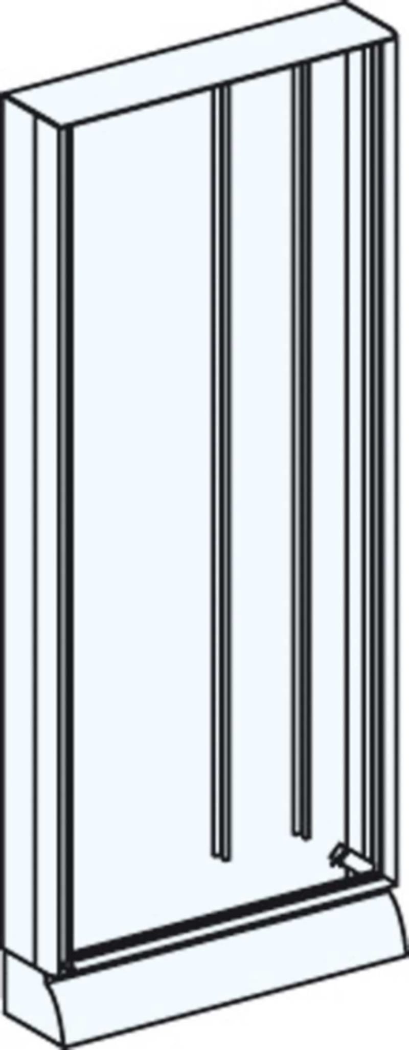 Schneider Electric Floor standing enclosure, PrismaSeT G, W 850mm, H 2030mm (36M), IP30 LVS08245