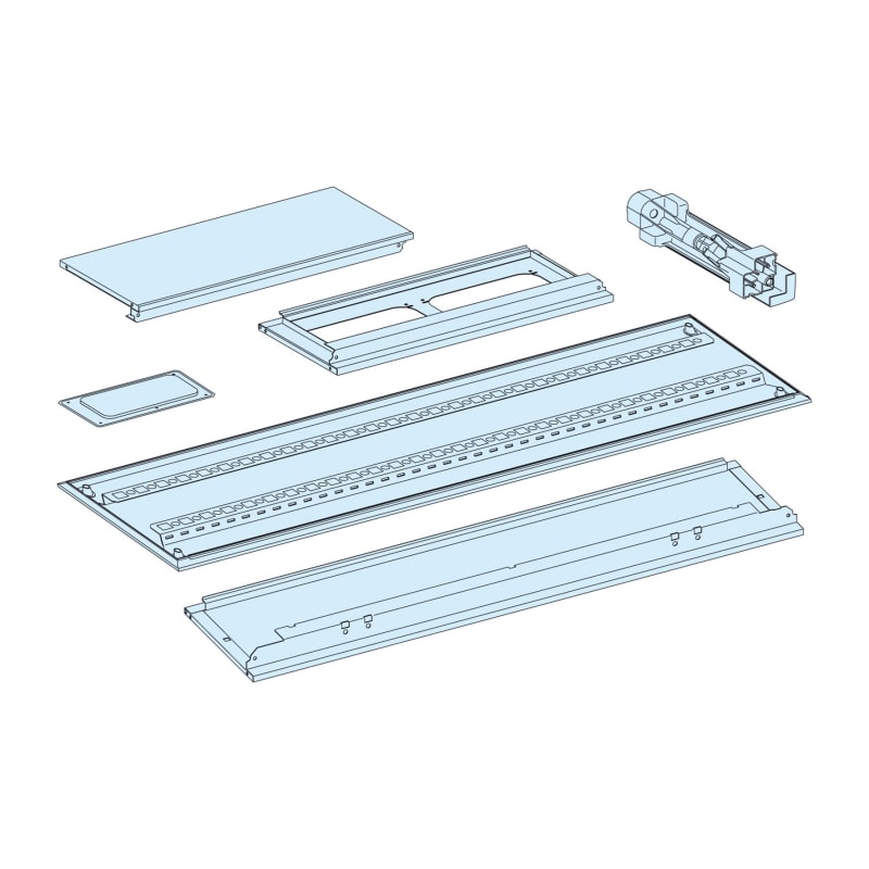 Schneider Electric Wall mounted/floor standing enclosure, PrismaSeT G, W 600mm, H 1750mm (33M), IP55, without plinth LVS08309