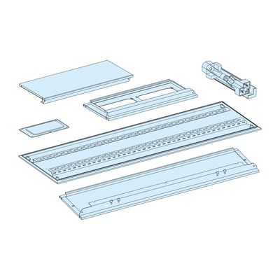 Schneider Electric Wall mounted/floor standing enclosure, PrismaSeT G, W 600mm, H 1750mm (33M), IP55, without plinth LVS08309
