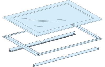 Transparent door PrismaG IP55 33MOD B850