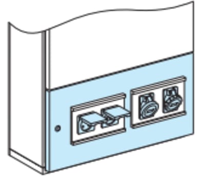 Split Door with Utsp. 4M IP55-G-FOR 11-27MOD