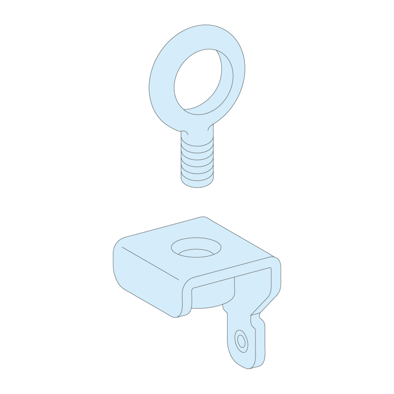 Schneider Electric PrismaSeT P Lifting Rings Set of 4 (LVS08700)