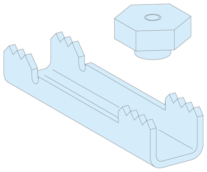 Fixing Kit Falskt Floor PrismaSeT P-U/In (LVS08703)