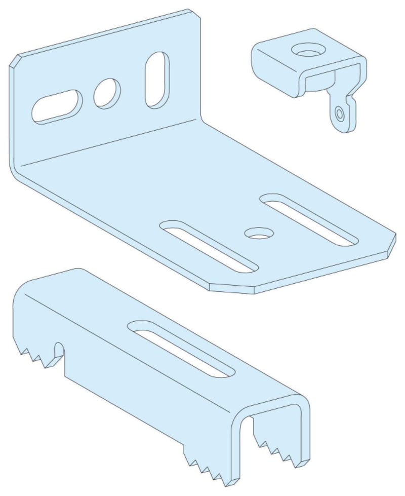 Fixing Kit Floor/Wall, PrismaSeT P (LVS08704)