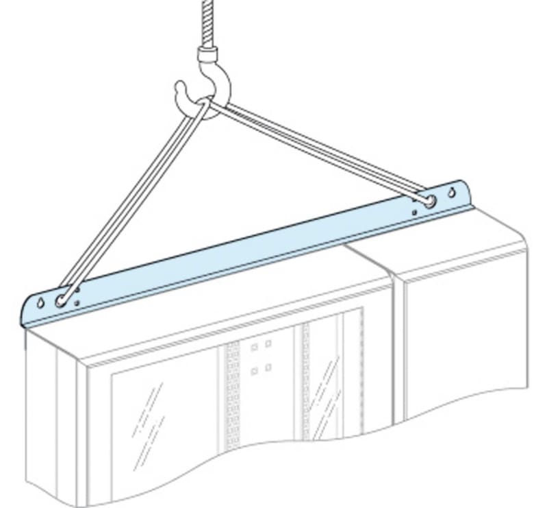 Schneider Electric Reinforcement cross-member, PrismaSeT G, 2 Lifting Cross-Members W850+300mm, IP30 LVS08809