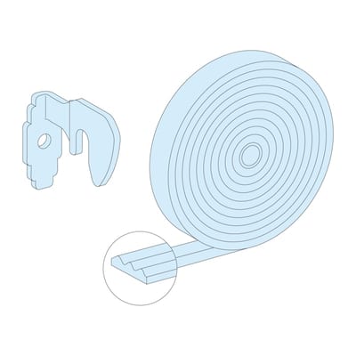 Schneider Electric Sealing kit, PrismaSeT G, self adhesive gasket, increase door protection to IP43 LVS08841