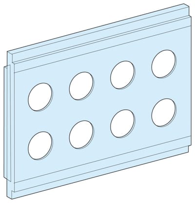 Mounting plate with 8X22MM Hole G IP55