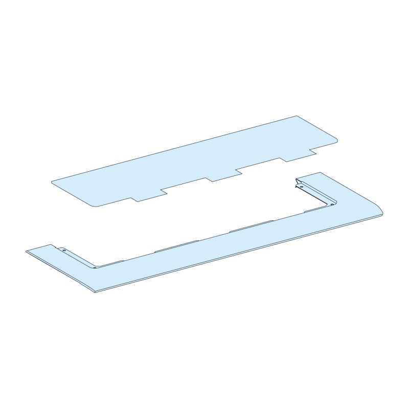 Top plate with PLASTIC FLANGE-B600-IP30-PRISMA G (LVS08880)