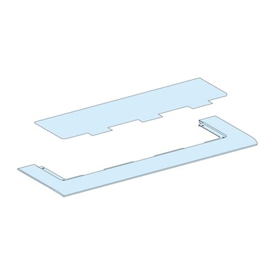 Top plate with PLASTIC FLANGE-B600-IP30-PRISMA G