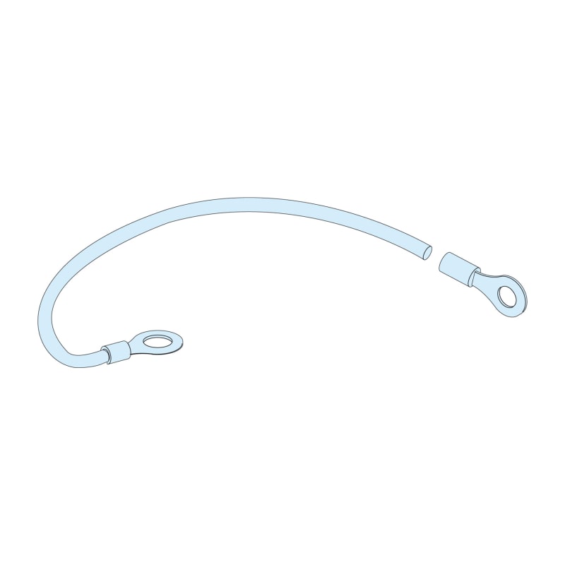 Earthing braid 6 mm² with 5/6mm SKO-L200 G/P (LVS08911)