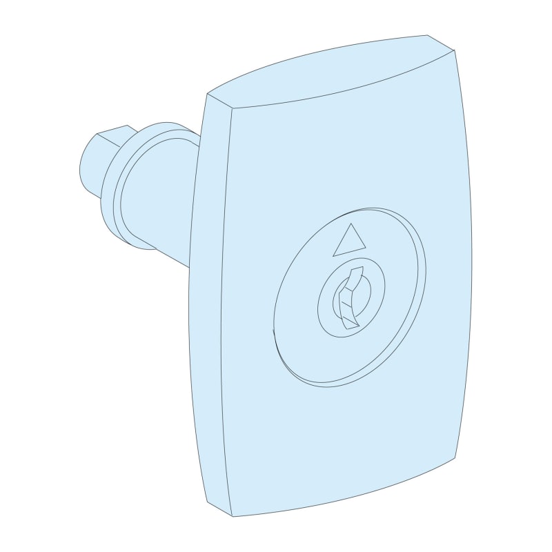 Schneider Electric Door Lock with 2 Keys, 405 IP55, PrismaSeT G (LVS08936)