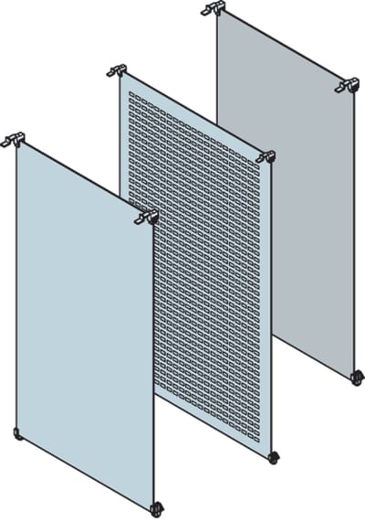 ABB 1SL0276A00 Metal BASE Plate WITH Holes-SIZE 2;METAL BASE Plate WITH Holes-SIZE 2