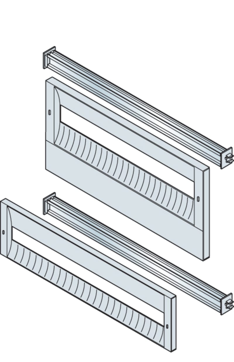 ABB 1SL0315A00 Panel WITH Holes H225 AND DIN-SIZE 6;PANEL WITH Holes H225 AND DIN-SIZE 6