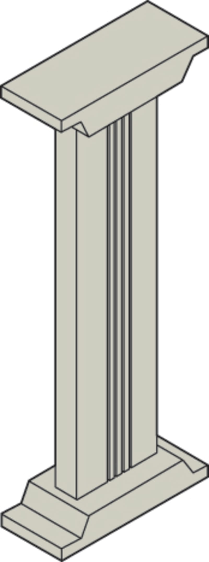 Plinth for GEMINI size.1-4 (1SL0352A00)