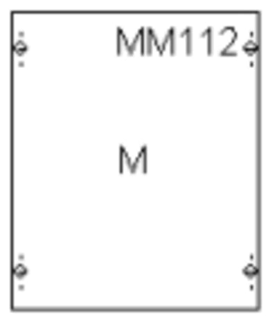 MBM112 Mounting plate module