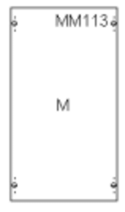 MBM113 Mounting plate module