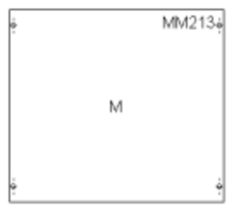 MBM213 Mounting plate module (2CPX041714R9999)