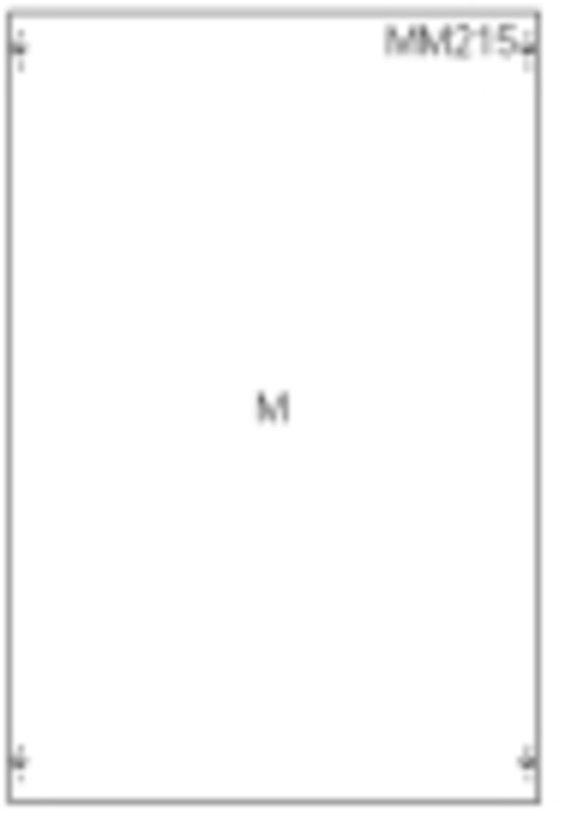 MBM215 Mounting plate module (2CPX041720R9999)