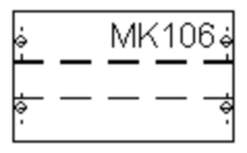 MBK106 DIN-rail terminal module (2CPX041677R9999)