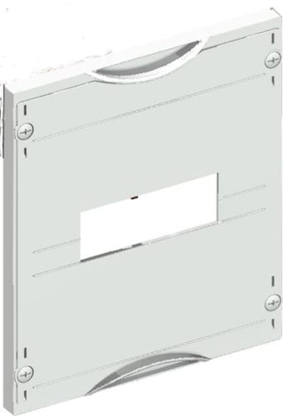 ABB Cover, Design of the cover with cut-out, covers out of Plastic, 90 degree press and turn closure, RAL 7035, packaging unit 1 piece 2CPX062936R9999
