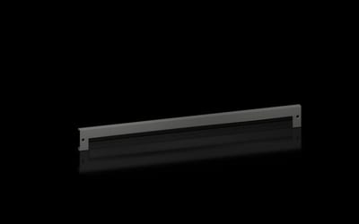 Rittal VX Base Trim Panel with Brush Strip, 1200x100 mm