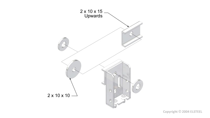 Efa Elektro 2447620 Holder for Earth Busbar