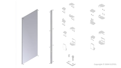 Mounting plate 400X400MM V2