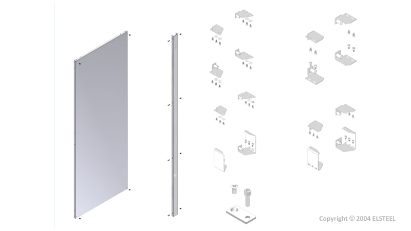Mounting plate 400X600MM V2 (2447841)