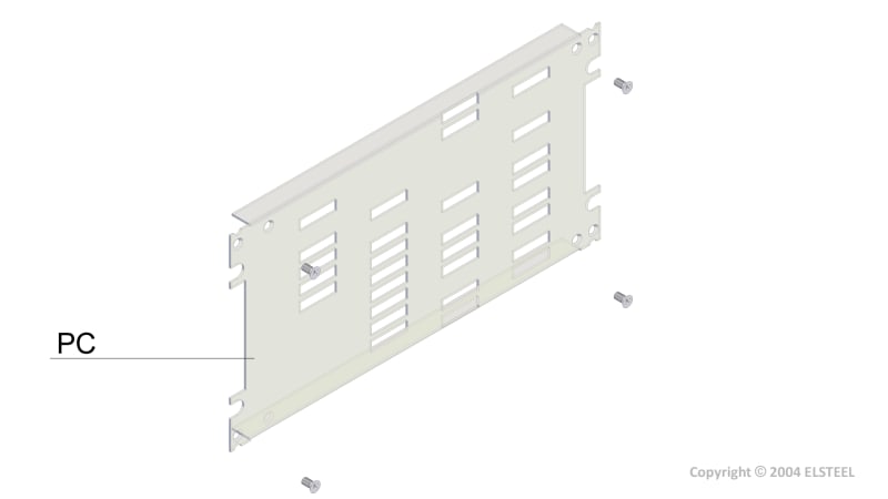 Form 2 cover plate 400X200MM (2447960)