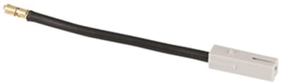 Plug with cable 6mm² L=120 Black