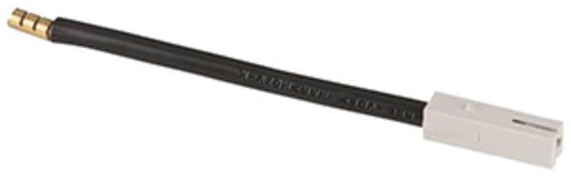 Plug with cable 10mm² L=120 Black (102694)