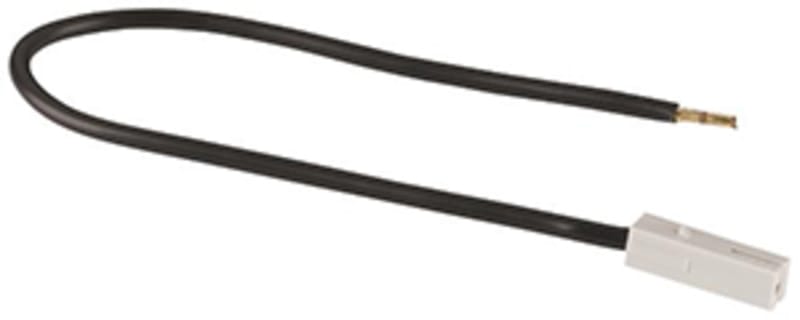 Plug with cable 6mm² L=320 Black (102696)