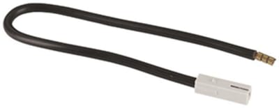 Plug with cable 10mm² L=320 Black (102698)
