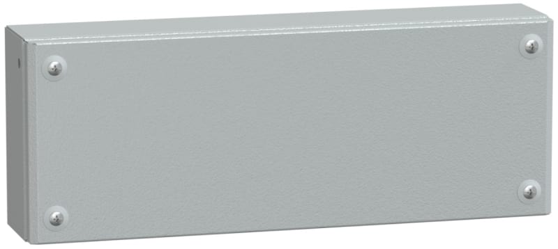 Schneider Electric Metal industrial box plain door H150XW400XD80 IP66 IK10 RAL 7035 NSYSBM15408
